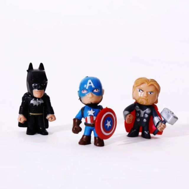 โมเดล-มาเวล12pcs-lot-marvel-the-avengers-mini-action-figures