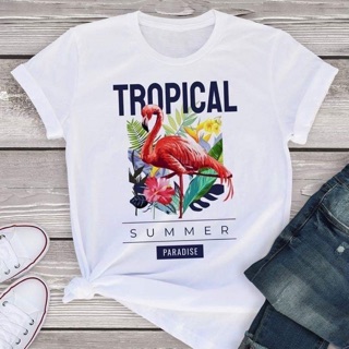 เสื้อยืด เสื้อแม่ลูก เสื้อพิมพ์ลาย TROPICAL