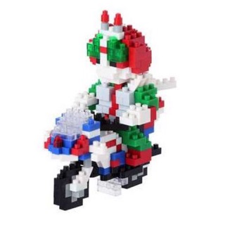 แท้ 100% จากญี่ปุ่น Nano Block Kawada Japan นาโน บล็อค คาเมน ไรเดอร์ NBTN-008 Kamen Rider V3 Hurricane