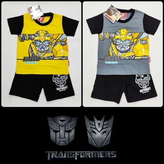 ชุดเด็ก เสื้อ+กางเกง ทรานส์ฟอร์เมอร์ส Transformers (ลิขสิทธิ์)