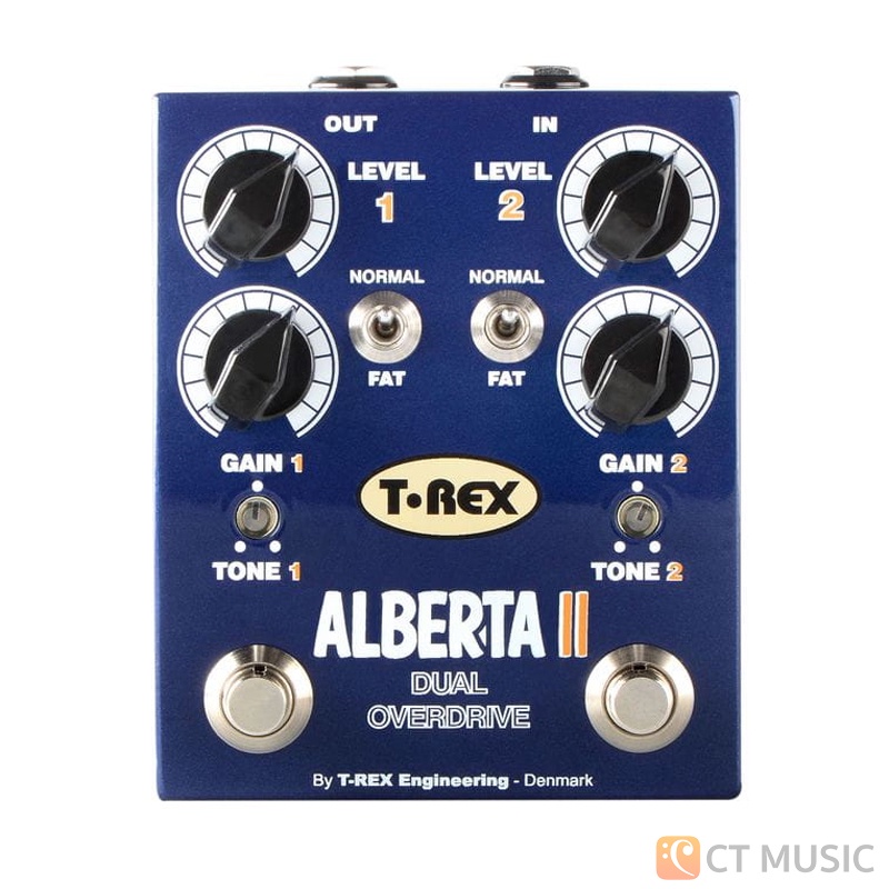 กทม-ส่งด่วนทันที-t-rex-alberta-ii-dual-overdrive-เอฟเฟคกีตาร์