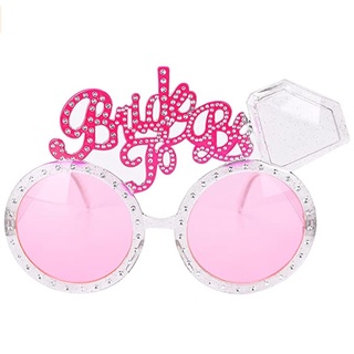 ภาพหน้าปกสินค้าBride To Be Glasses Bachelorette Hen Party Favors Bridal Shower Decorations Photo Props ซึ่งคุณอาจชอบสินค้านี้