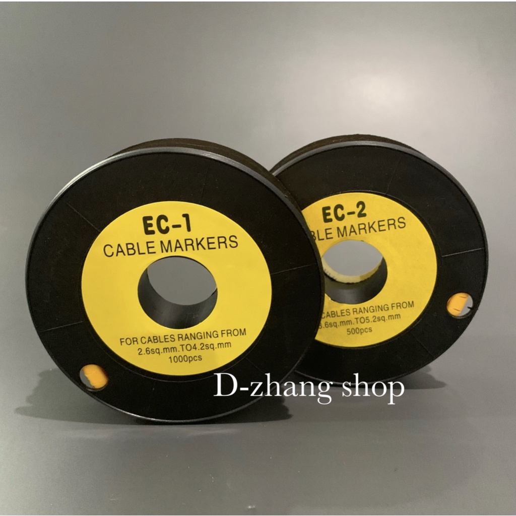 ภาพสินค้าWire Marker วายมาร์คเกอร์ Cable Marker เคเบิลมาร์คเกอร์ EC-1, EC-2 เลข0-9, A-Z ( เเบ่งขาย 20 ตัว/เเพ๊ค ) จากร้าน d.zhang.shop321 บน Shopee ภาพที่ 7