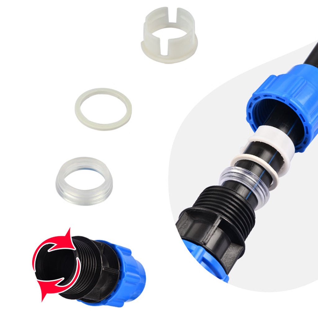 ท่อน้ําประปา-พลาสติก-pvc-pe-25-มม-วาล์วเชื่อมต่อท่อน้ําประปา-การเกษตรในสวน