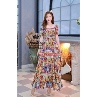 Ananya ❤️ 3xl. ไซต์ข้างเคียงใส่ได้ ❤️ เดรสโบฮีเมียน ไฮโซ สวยมาก ผ้ามีน้ำหนัก ใส่เที่ยว ทะเล เดรส สาวอวบ