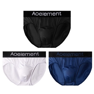 สินค้า กางเกงในชาย 3ชิ้น กางเกงในผู้ชาย Aoelement Airism Cool Tech Men\'s underwear birefs เนื้อผ้านิ่มใส่สบาย พร้อมส่ง 3ชิ้น