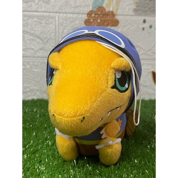 ตุ๊กตาอากูมอน-ใส่ฮู้ด-สกรีนสวย-หายากสุดๆ-rare-digimon-adventure-vol-1-agumon-taichi-tai-plush-5-banpresto-japan-2017