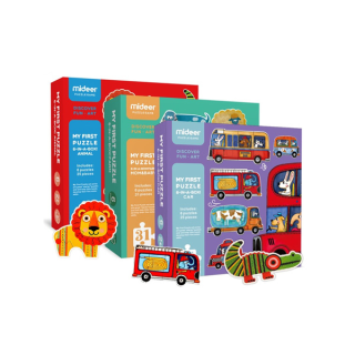 โปรโมชั่น : Mideer มิเดียร์ My first puzzle จิ๊กซอว์สำหรับเด็กเล็ก MD0077MD0078MD3012