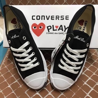 🎈 converse jack play สีดำ 📌 ราคา 1,250 ฟรีกล่อง 🎉🎉