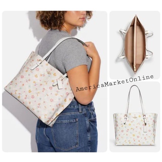 กระเป๋า COACH/ MOLLIE TOTE IN SIGNATURE CANVAS WITH MYSTICAL FLORAL PRINT (COACH C8612)