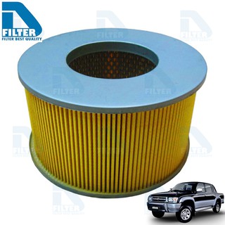 กรองอากาศ Toyota โตโยต้า Hilux Tiger ไทเกอร์ (เครื่อง 2L 2.5),(เครื่อง 5L 3.0) By D Filter (ไส้กรองอากาศ) (DA066)