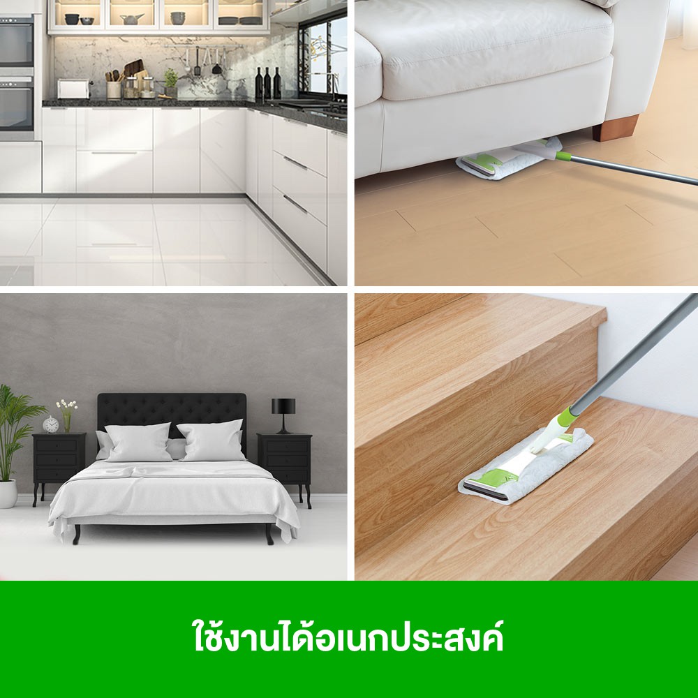 สก๊อตช์-ไบรต์-ชุดไม้ม็อบดันฝุ่น-อีซี่-สวีปเปอร์พลัส-scotch-brite-easy-sweeper-plus-disposable-mop-amp-floor-wiper