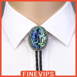 [Finevips] สร้อยคอ เนคไท โบโล หนัง PU สไตล์ตะวันตก คาวบอย ผู้หญิง ผู้ชาย เครื่องแต่งกายฮาโลวีน