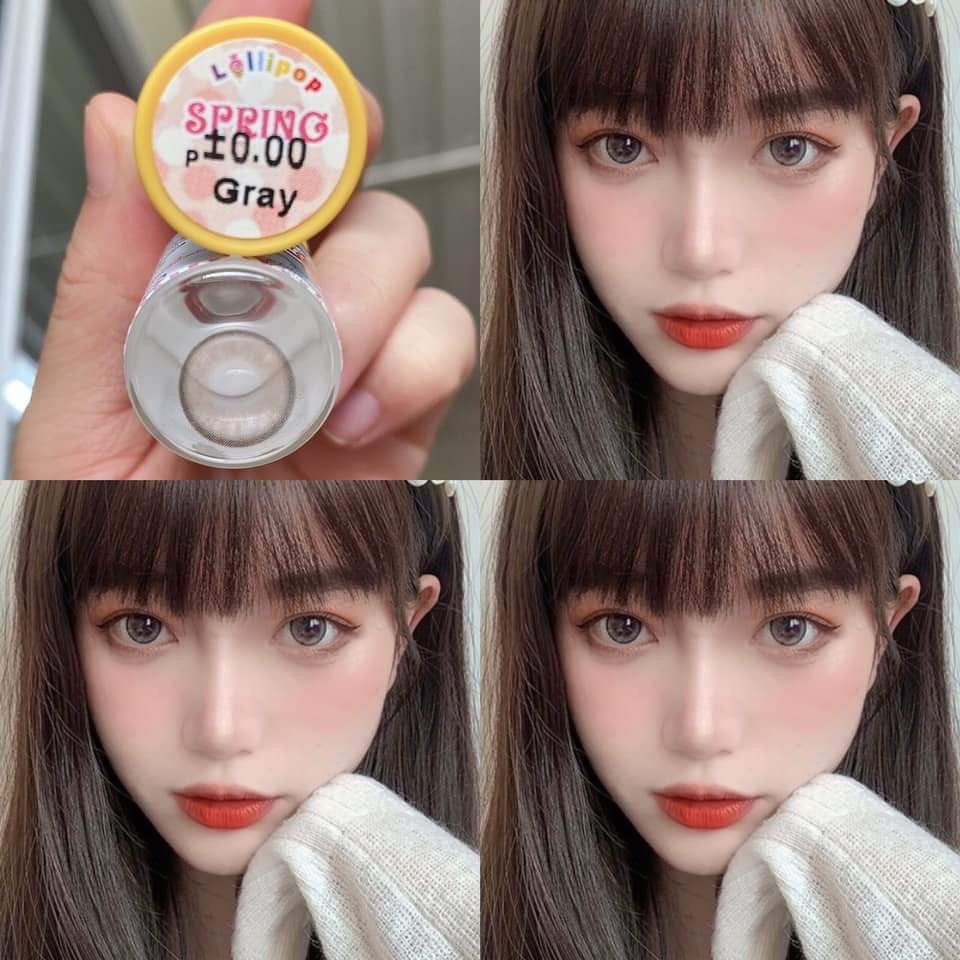 ภาพสินค้าคอนแทคเลนส์ Spring Brown/Gray (Lollipop) ขนาดมินิ จากร้าน bigeyeloveyou บน Shopee ภาพที่ 3