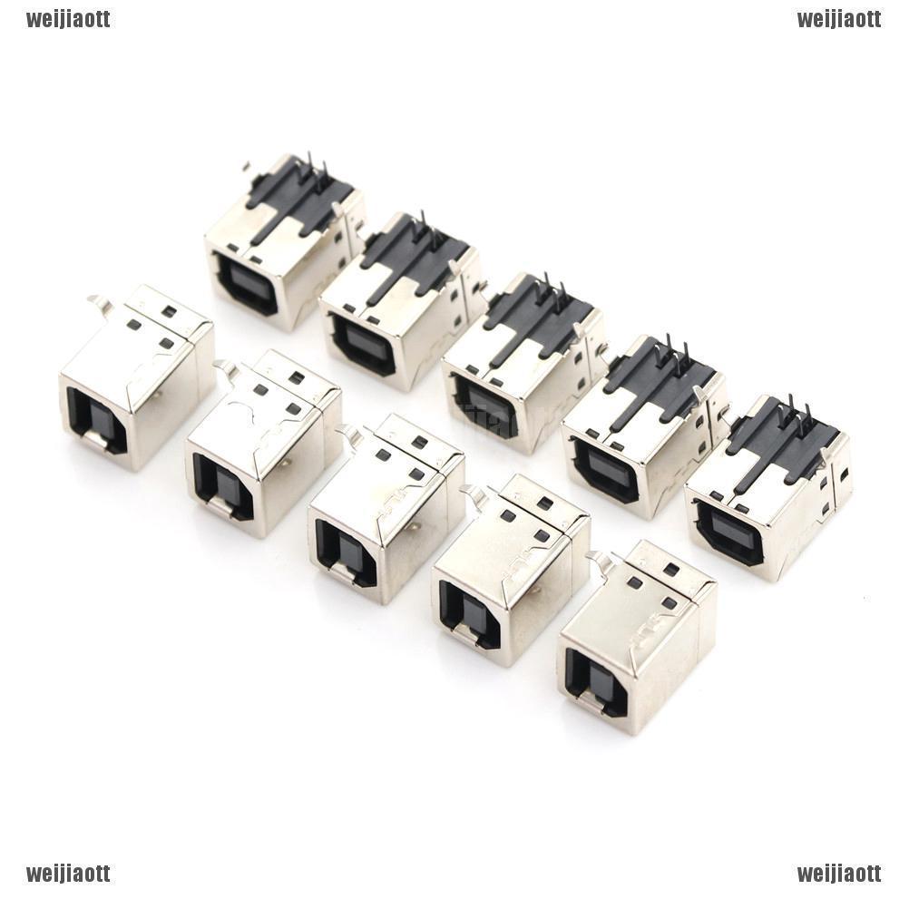 ภาพหน้าปกสินค้าใหม่ สายเคเบิ้ล USB Female type-B Port 4-Pin Right Angle PCB DIP 10 ชิ้น ที่เกี่ยวข้อง