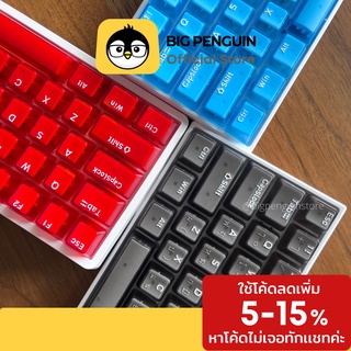 ภาพหน้าปกสินค้าclear keycap bigpenguin mechanical keyboard keycap คีย์แคปใส transparent keycap ที่เกี่ยวข้อง