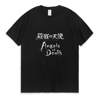 เสื้อยืดผ้าฝ้ายเสื้อยืด ลายการ์ตูนอนิเมะ Angels Of Death แบบสองด้านL XL  XXL 3XL
