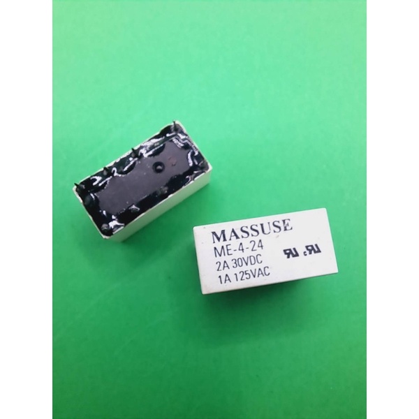 Relay MASSUSE ME424 2A 30V 1A 125vac รีเลย์ 24vdc ส่งทุกวัน Shopee