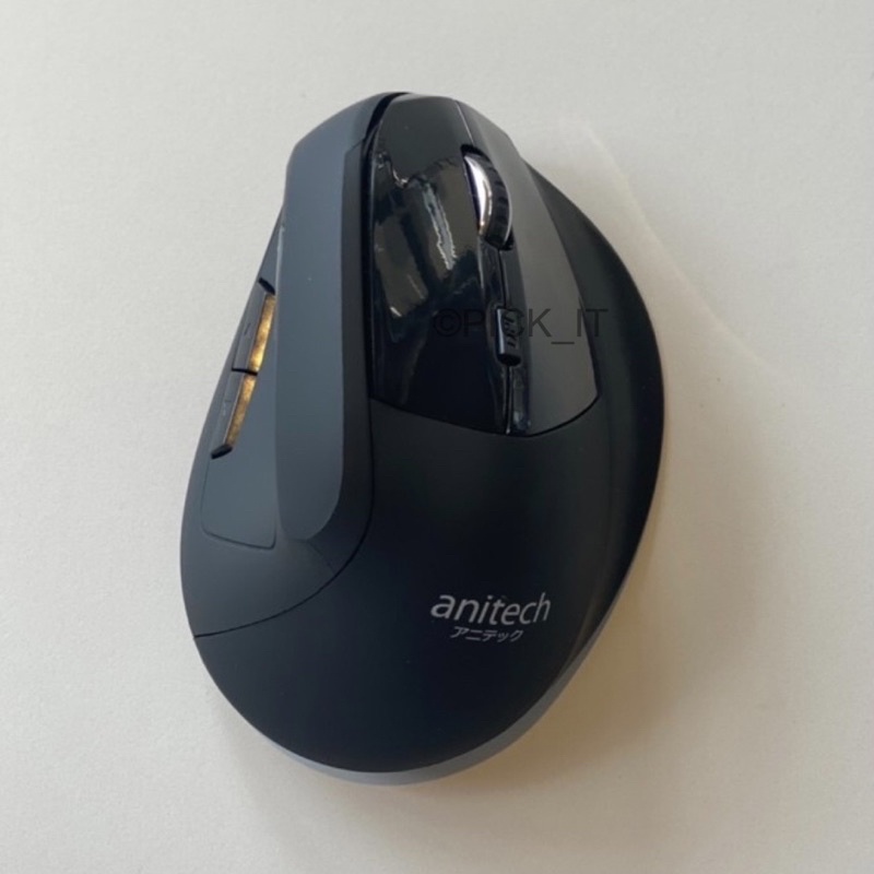 ภาพหน้าปกสินค้าAnitech W225 Vertical Wireless Mouse เม้าส์ไร้สาย Ergonomic design เมาส์เพื่อสุขภาพ เมาส์แนวตั้ง เมาส์ไร้สาย จากร้าน pick_it บน Shopee