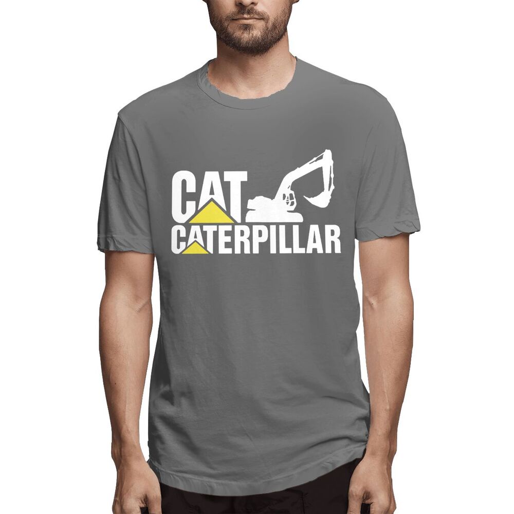 เสื้อยืด-พิมพ์ลาย-jcb-power-system-caterpillar-cat-b-สีดํา