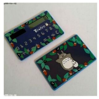 เครื่องคิดเลข พกพา โตโตโร่ (Totoro) ขนาด 3.5x2 " ขนาดเท่าบัตร