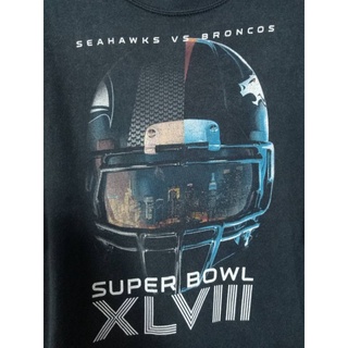 เสื้อยืด มือสอง SUPER BOWL - L อก 42