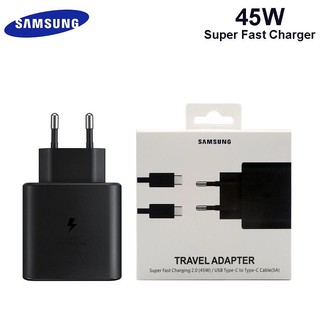 สายชาร์จ ชาร์จเร็ว samsung Super charger 45W Original  For Samsung GALAXY S23 Ultra  Note 10 Plus Note10Plus 5G A91