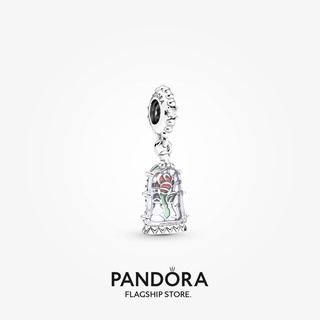 Pandora จี้รูป Disney Beauty and the Beast Enchanted Rose ของขวัญวันเกิด สําหรับสุภาพสตรี p825