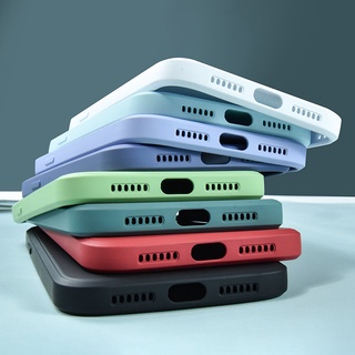 เคสซิลิโคนกำมะหยี่ขอบเหลี่ยม OPPO F19 A54 A74 A3S A5S A12 A12E A15 A15S A72 A52 A92 A53 A33 A5 A9 2020