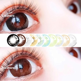 Eyeshare คอนแทคเลนส์ สีฟ้า สีเทา ธรรมชาติ สําหรับแต่งตา 1 คู่