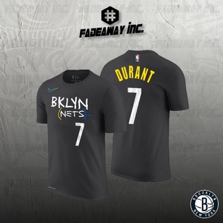 เสื้อยืด พิมพ์ลาย NBA BROOKLYN NETS 7 KEVIN DURANT สีดํา