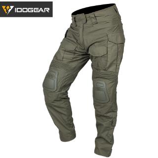 IDOGEAR G3 Combat Pants With Knee Survival equipment Tactical Trousers Tactical Camouflage Hiking Tactical Gear 3201