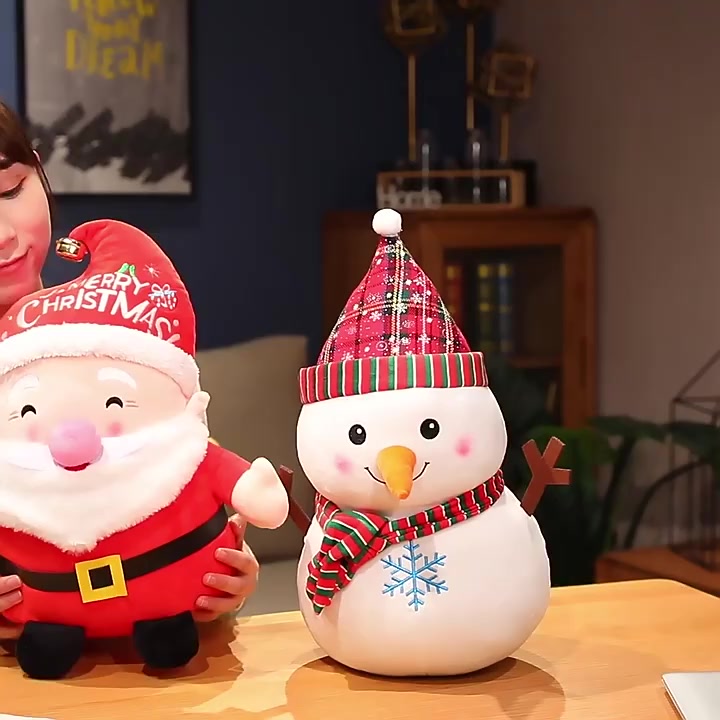 bliss-ตุ๊กตาซานตาคลอส-สโนว์แมน-คริสต์มาส-เครื่องประดับตกแต่งบ้าน-เทศกาลปีใหม่