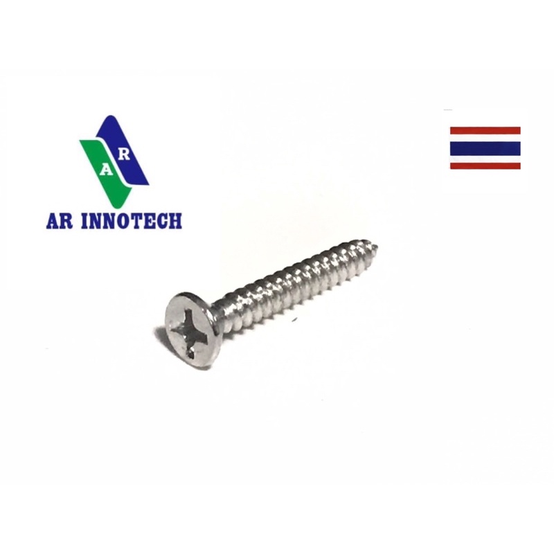 สกรูเหล็กเกลียวปล่อย-fh-size-6x1-screw-fh-material-by-steel