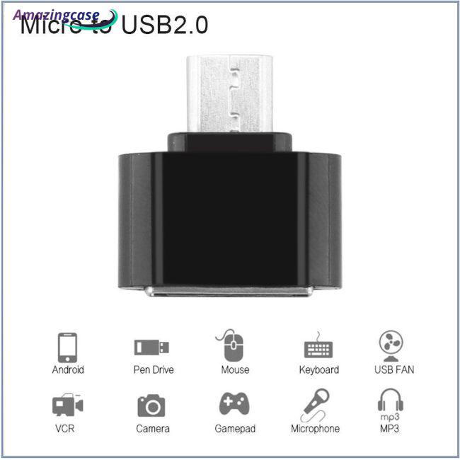 OTG อะแดปเตอร์แปลง USB OTG Converter Head SD Card Reader