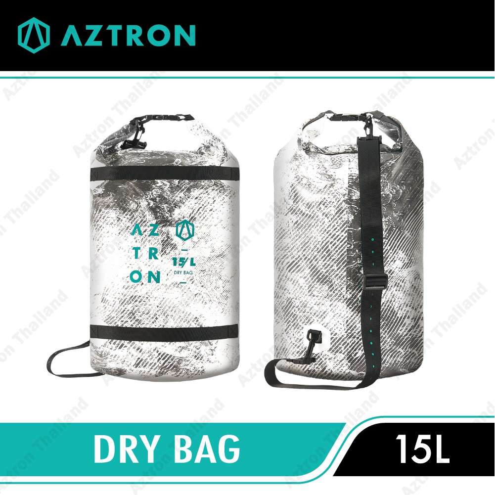 aztron-กระเป๋าสะพายข้างกันน้ำ-100-รุ่น-dry-bag-15l-พกพาสะดวก