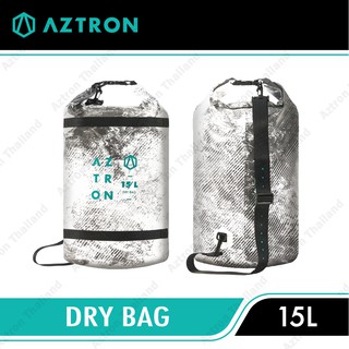 Aztron กระเป๋าสะพายข้างกันน้ำ 100 % รุ่น DRY BAG 15L พกพาสะดวก