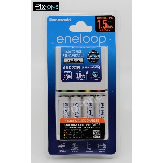 สินค้า PANASONIC ENELOOP ชุดแท่นชาร์จเร็ว พร้อมถ่าน AA 2000mAh 4ก้อน