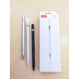 YXปากกาเขียนทรัชสกรีน2หัว หัวจาน+ปากกา ใช้ได้ทุกรุ่น ไม่ต้องชาร์จแบตใช้งานได้ตลอดเวลา💯 ปากกาทัชสกรีน
