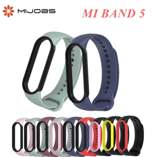 สินค้า Xiaomi Mi 5 สายรัดข้อมือซิลิโคน Miband สายรัดข้อมือสมาร์ทแบนด์ Mi Band5 สําหรับ Xiaomi Mi Band สายรัดข้อมือสมาร์ทวอทช์