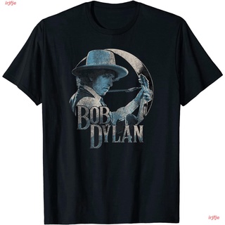 เสื้อยืดวงดนตรีBob Dylan - Guitar 1975 T-Shirt เสื้อยืด ดพิมพ์ลาย เสื้อยืดผ้าฝ้าย คอกลม cotton ความนิยม discount Unisexa