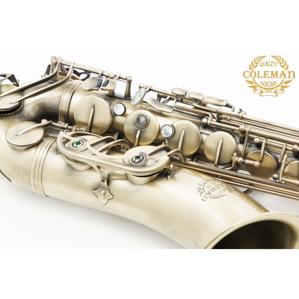 แซกโซโฟน-saxophone-tenor-coleman-cl-336t-antique-plated