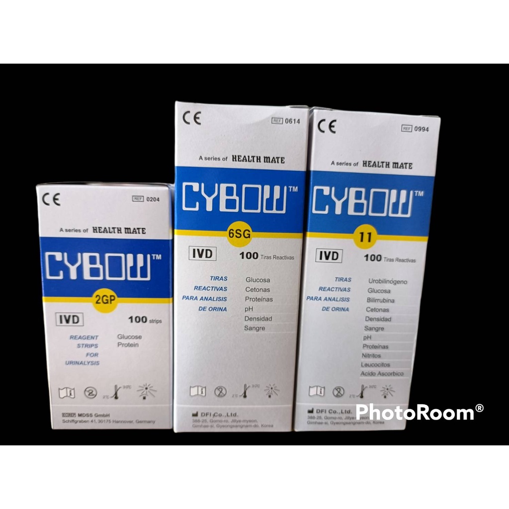 Cybow streifen urinanalyse 100 strips 2GP,6SG,11 | Shopee Thailand