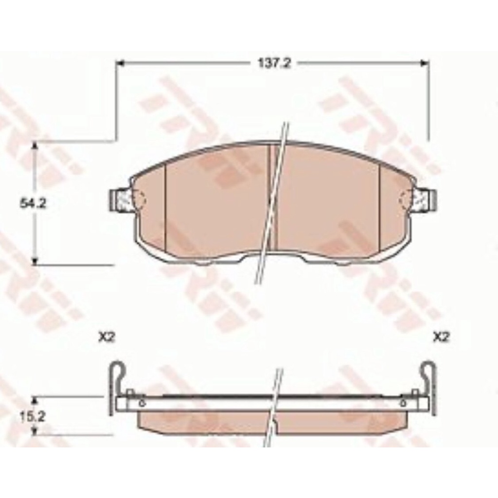 ลดคูปอง15-ไม่อั้นยอด-ผ้าเบรคหน้า-nissan-sylphy-b17-ปี-2012-on-trw-d-tec-gdb-7886-dt-ซิลฟี่-ซิลฟี