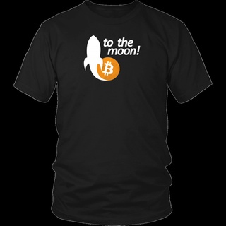 [100% Cotton] เสื้อยืดลําลอง พิมพ์ลาย Bitcoin To The Moon Premium Crypto Bitcoin เข้ากับทุกการแต่งกาย สําหรับผู้ชาย 6546