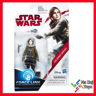 Jyn Erso Star Wars Force Link Episode 8 3.75 จิน เออร์โซ สตาร์วอร์ส ฟอร์ซลิงค์ ขนาด 3.75 ฟิกเกอร์