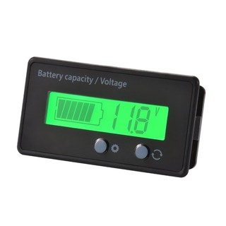 สินค้า มิเตอร์วัดความจุแบตเตอรี่จอ lcd กันน้ํา 12v/24v/36v/48v