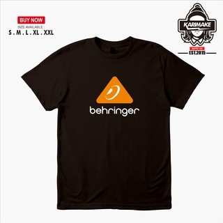 เสื้อยืด พิมพ์ลายโลโก้ Behringer Music Karimake สําหรับผู้ชาย