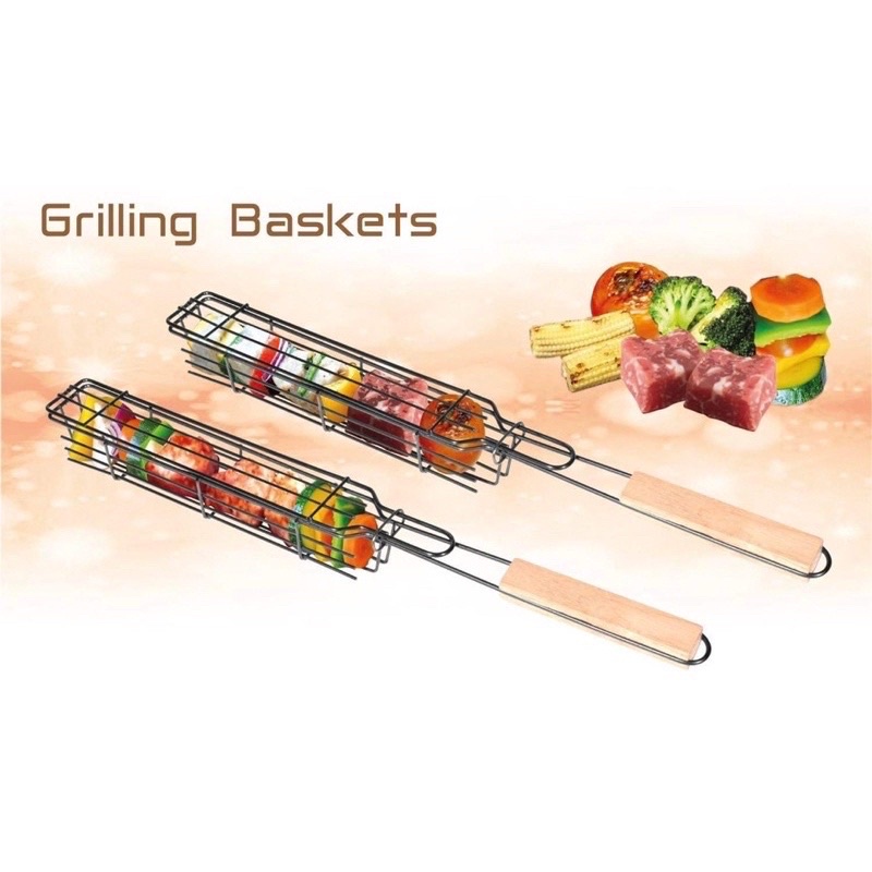 ตะแกรงย่าง-grilling-baskets-ตะแกรงย่างผัก-ย่างหมู-ย่างบาร์บีคิว