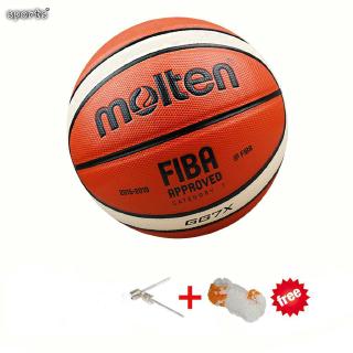 ภาพหน้าปกสินค้าลูกบาส(บาสเกตบอล)Moltenรุ่นGG7X(ฟรี เข็ม+ตาข่าย)PU Basketball ซึ่งคุณอาจชอบสินค้านี้